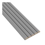 Panel ryflowany MDF półwałki na filcu - Szary