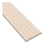 Panel ryflowany MDF półwałki na filcu - Beż
