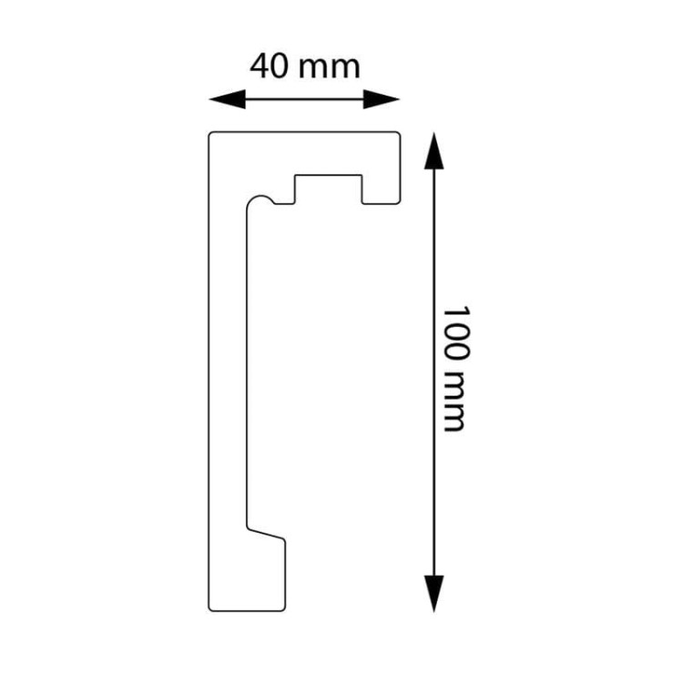 Listwa Karniszowa LK01 Creativa 10 cm