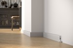 Szara listwa przypodłogowa PCV Durofit 6 cm PF060G