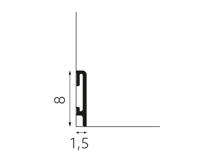 Durofit-PF080C-cappuccino-listwa-8cm