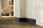 Czarna listwa przypodłogowa PCV Durofit 8 cm PF082B