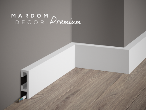 Listwa podłogowa LED Mardom Decor 8 cm