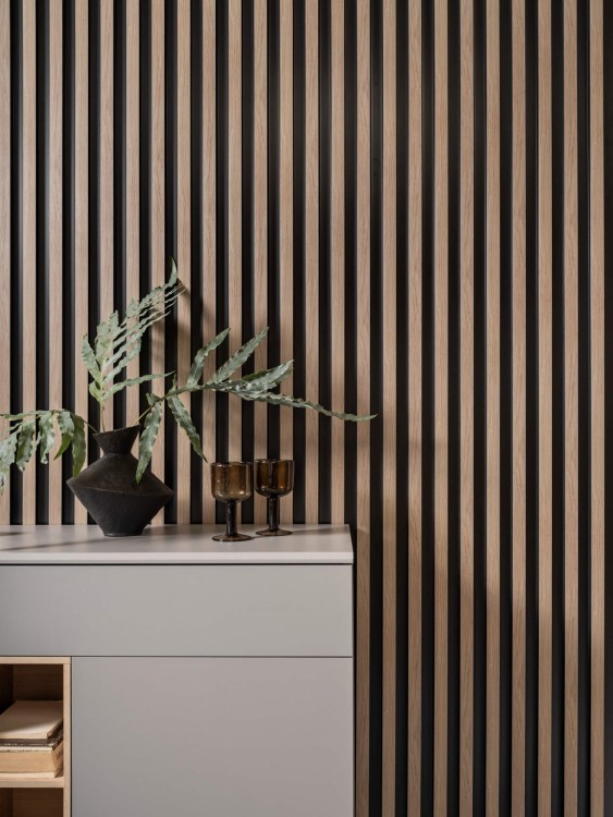 L0303 lamele na ścianę , dekoracja z lameli do salonu dąb szary Largo Mardom.jpg