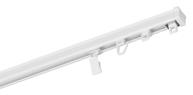 Jednotorowa aluminiowa szyna do zawieszania tkanin 150 cm